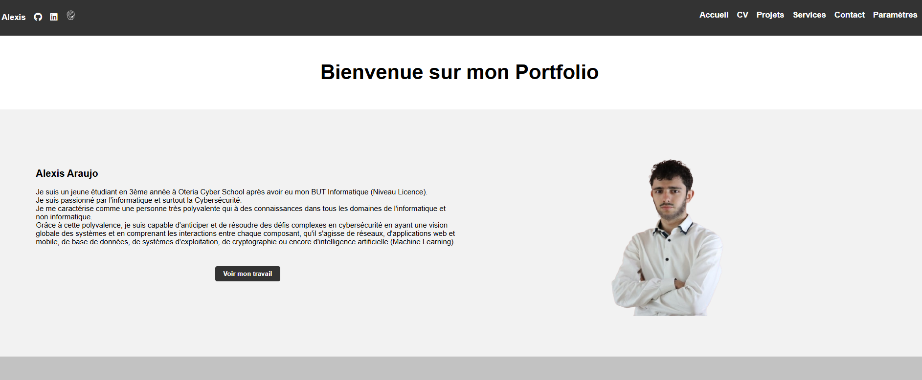 Projet Portfolio