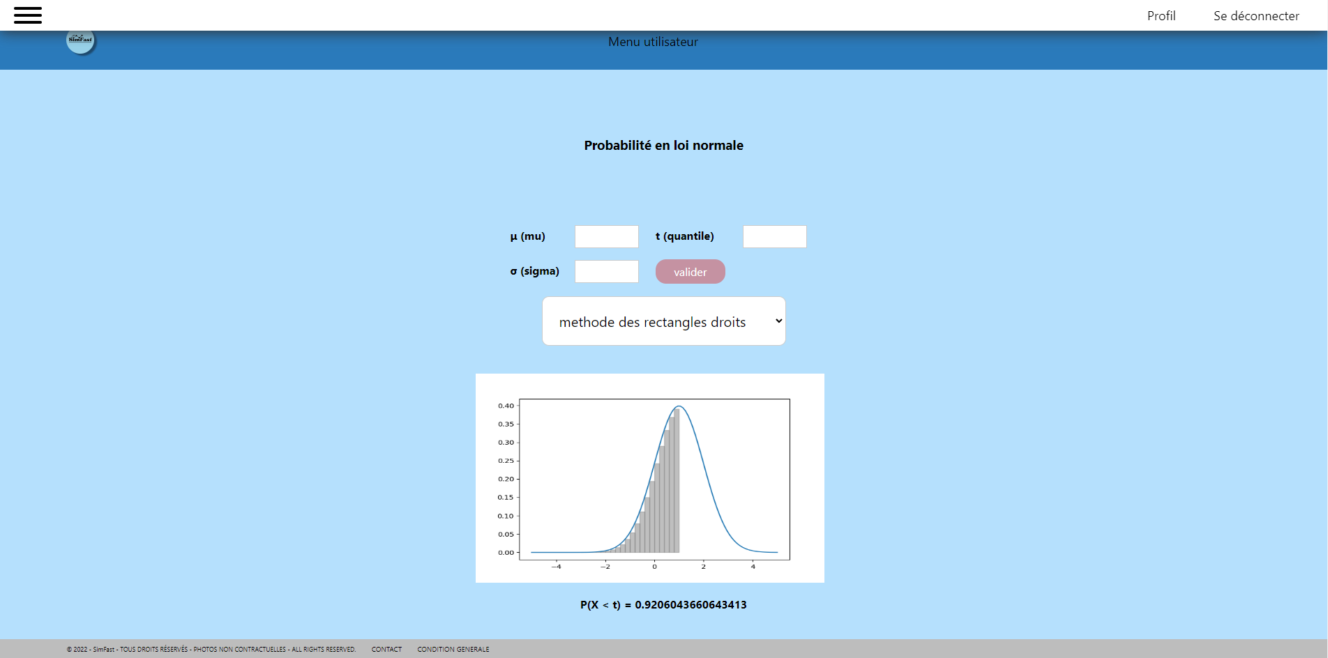 Projet SimFast